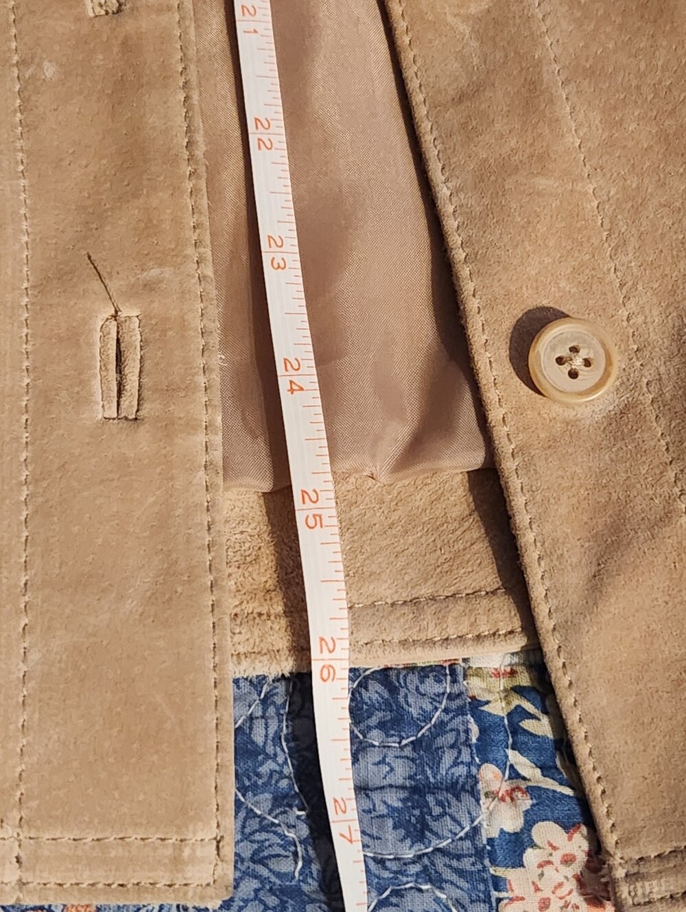 Cherokee Tan Suede Jacket - Picture 11 of 15